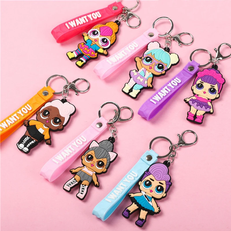 Куклы сюрпризы LOL мультяшная зернистая сумка через плечо подвеска рюкзак