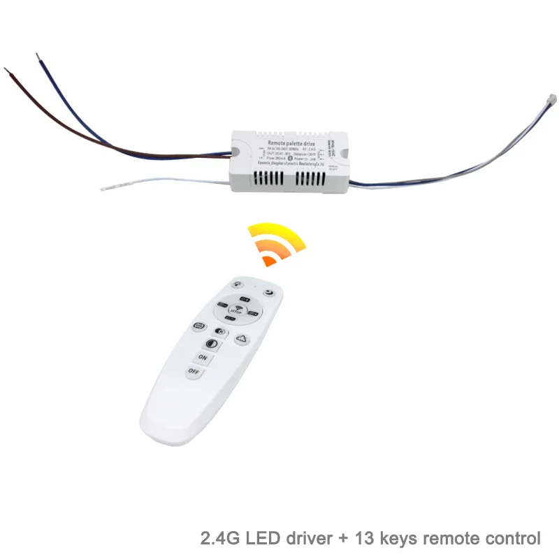 Lámpara de techo inteligente con Chip LED 2,4 SMD, reemplazo de fuente de luz con Control remoto para sala de estar y cocina, 5730G