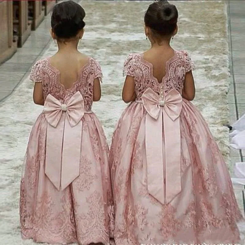 Платья для девочек с цветами платья аппликацией кружевные конкурса маленьких