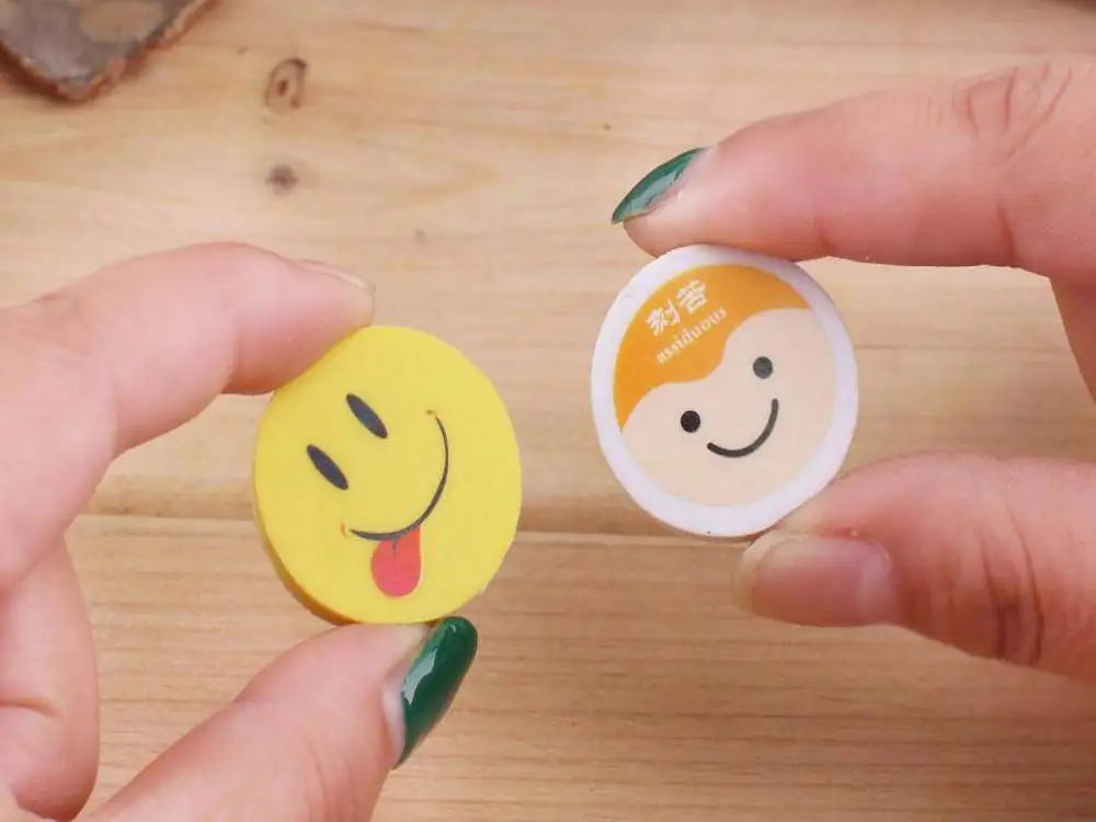 Карандашный ластик милый со смайликом простой ластик-карандаш для студентов |