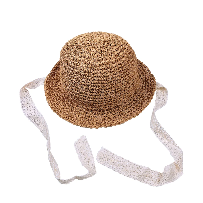 Детская шляпа рыбака Детские Солнцезащитные шапки однотонная купольная из