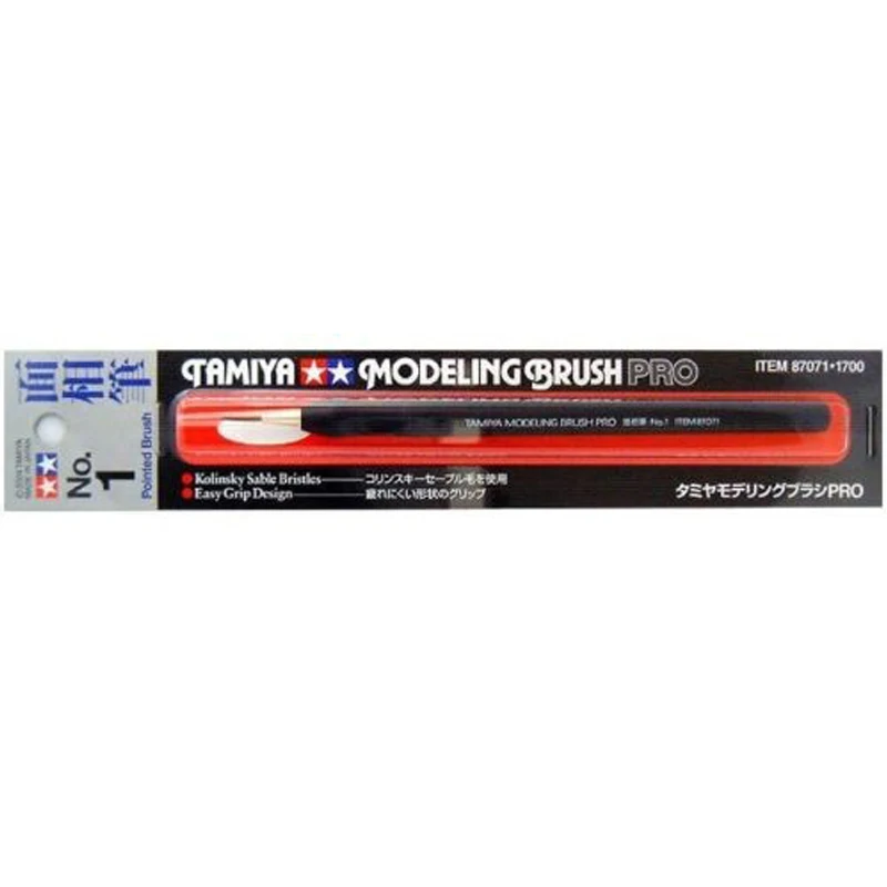 Новая моделирующая кисть Tamiya 87071 Pro острый #1 инструмент для рукоделия пластиковая