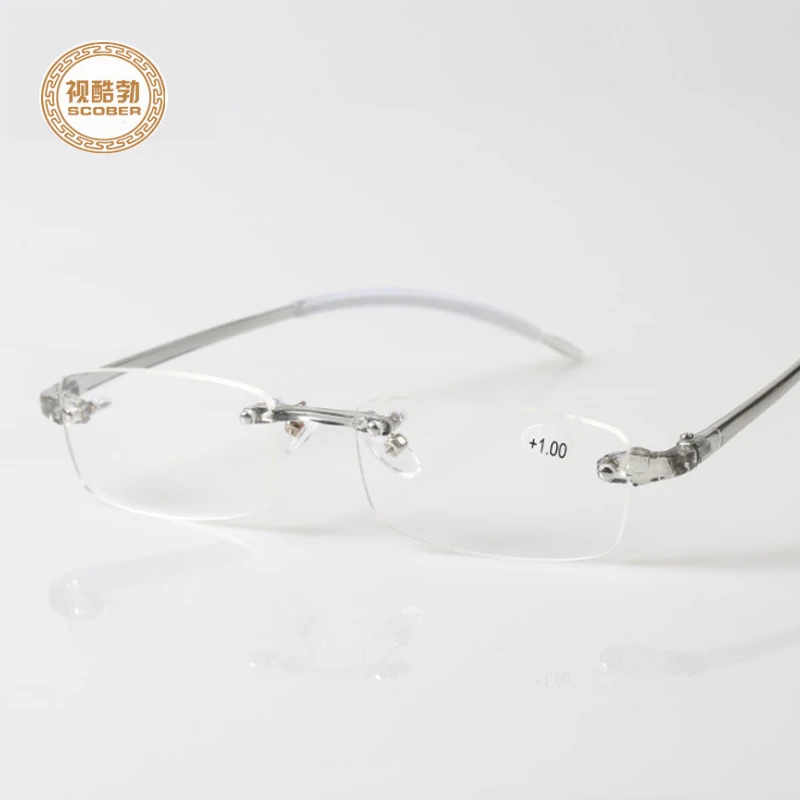 

TR90 очки для чтения без оправы для мужчин женщин мужчин ультра-светильник бескаркасные очки для чтения очки пресбиопические очки