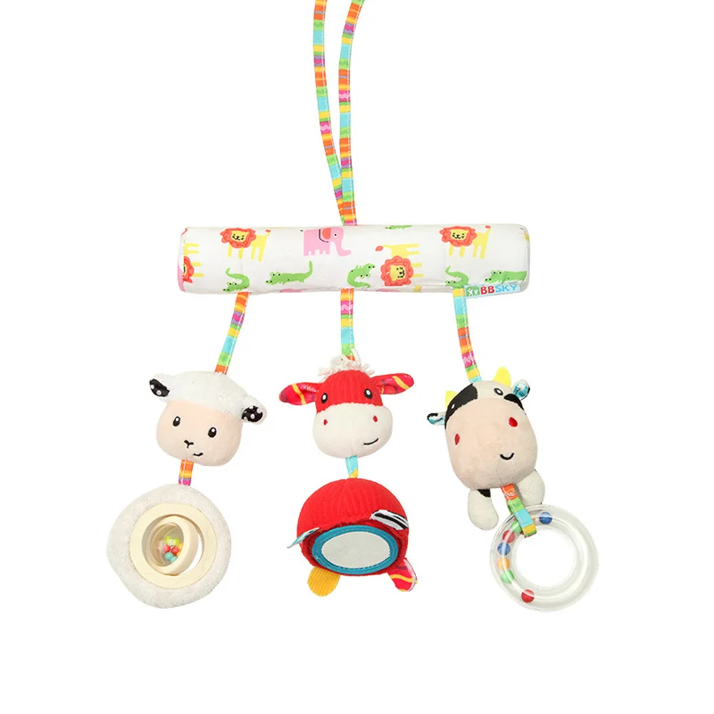 

Плюшевая коляска для детской кроватки