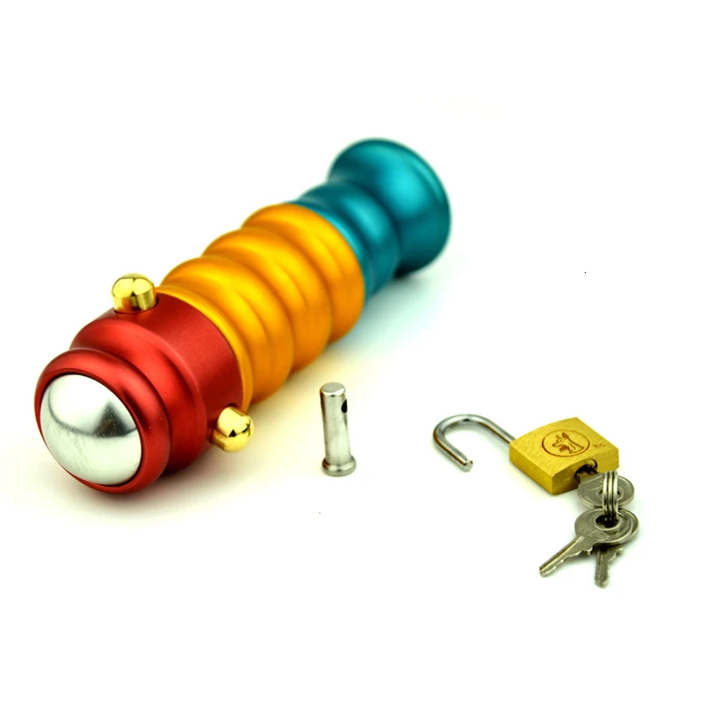 Новый Анальный открытый инструмент Мужской мастурбатор Анальная пробка с замком