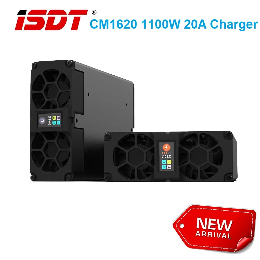 ISDT CM1620 1100W 20A Зарядное устройство модуль в течение 2 секунд 4s 8s 16s LiHv LiPo LiFe Бла (беспилотный летательный аппарат, фара для электровелосипеда в промышленных Батарея Зарядное устройство