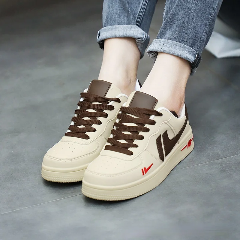 Кеды женские с низким верхом повседневная обувь на платформе Вулканизированная