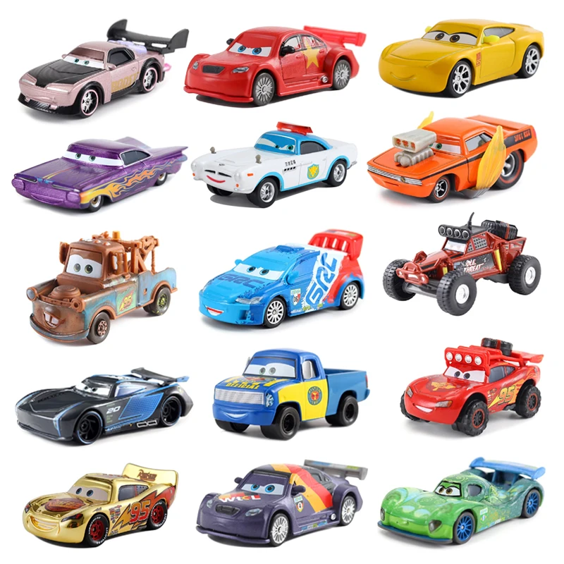 Disney Pixar Cars 2 3 Молния Маккуин матер Джексон шторм Рамирес 1:55 литье под давлением