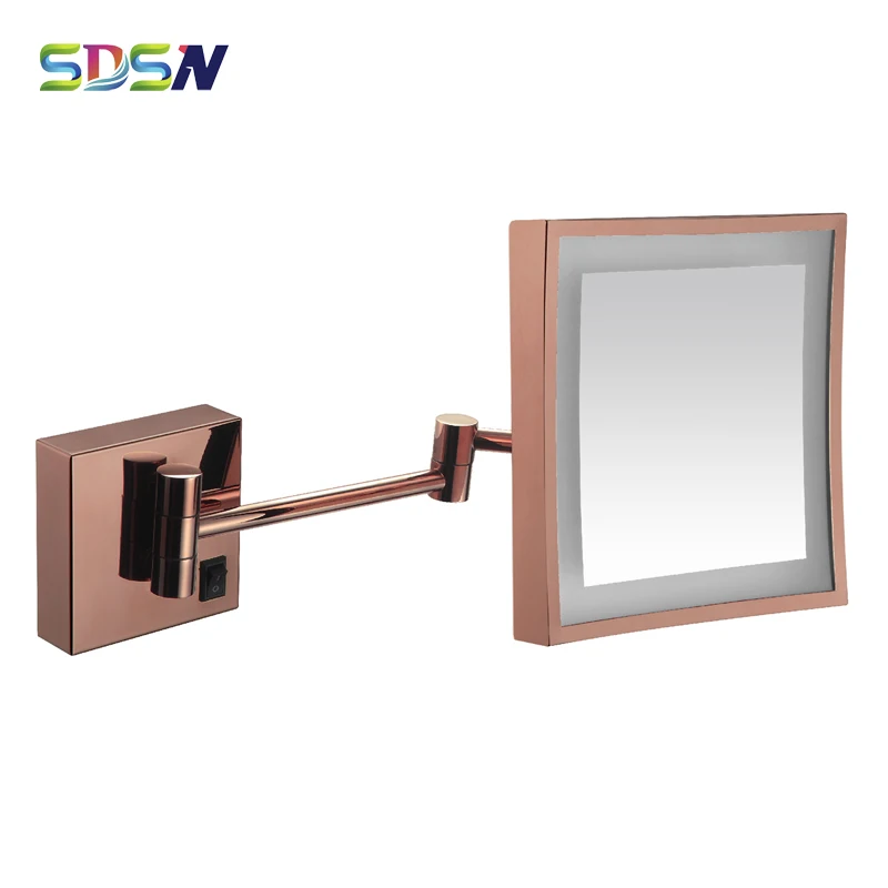 Зеркало для ванной со светодиодной подсветкой SDSN квадратные зеркала цвета