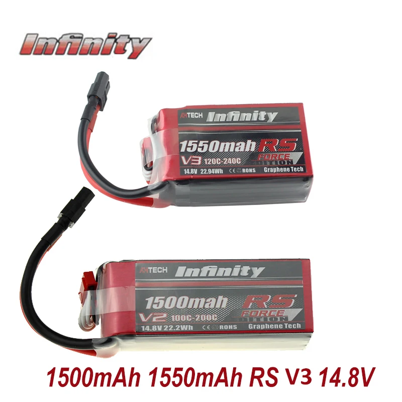 Аккумулятор Infinity 4S LiPo 1550mAh RS R5 V3 1500mAh 1150mah 120C 110C 14,8 V с разъемом SY60 XT60 RC Lipo