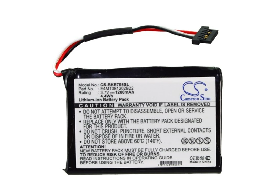 

Cameron Sino 1200mAh Battery for Becker BE7934, BE7988, Traffic Assist 7934, Highspeed, Highspeed II 79, Z100,E4MT081202B22