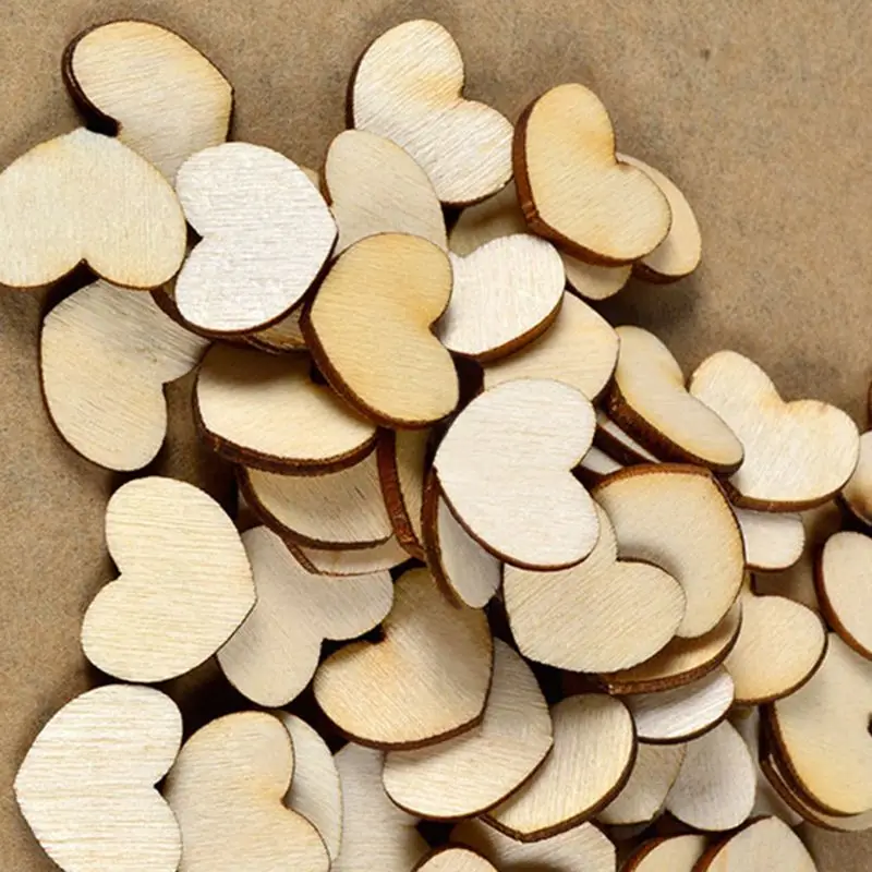 100 шт. деревянные украшения из красного дерева |