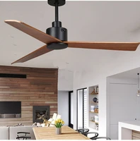 52 inch industrial vintage ceiling fan wood without light wooden ceiling fans decor remote control ventilador de teto 220v