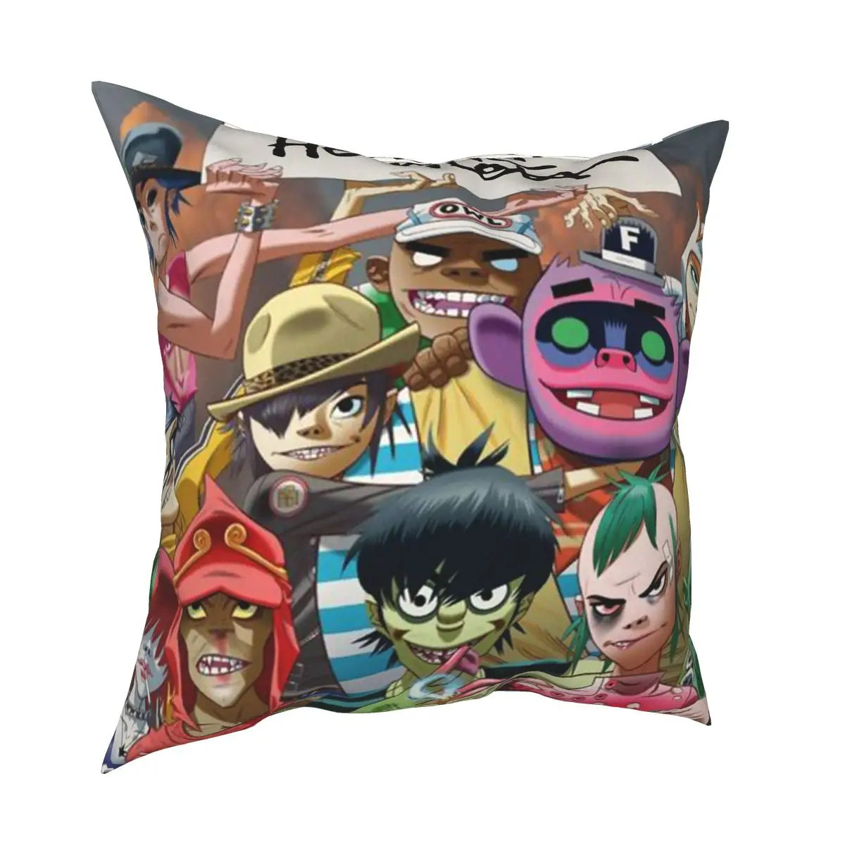 

Jamie Hewlela Gorillaz Pillowcase Soft Polyester Cushion Cover Decor Pillow Case Cover Home Zipper 18''