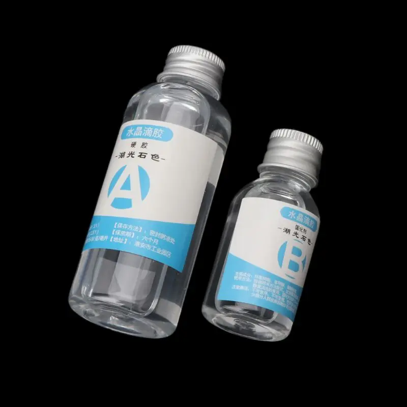 

DIY Epoxy Resin Ring Bracelet Molds Jewelry Making Tool Kit With Resin AB Glue C7AF