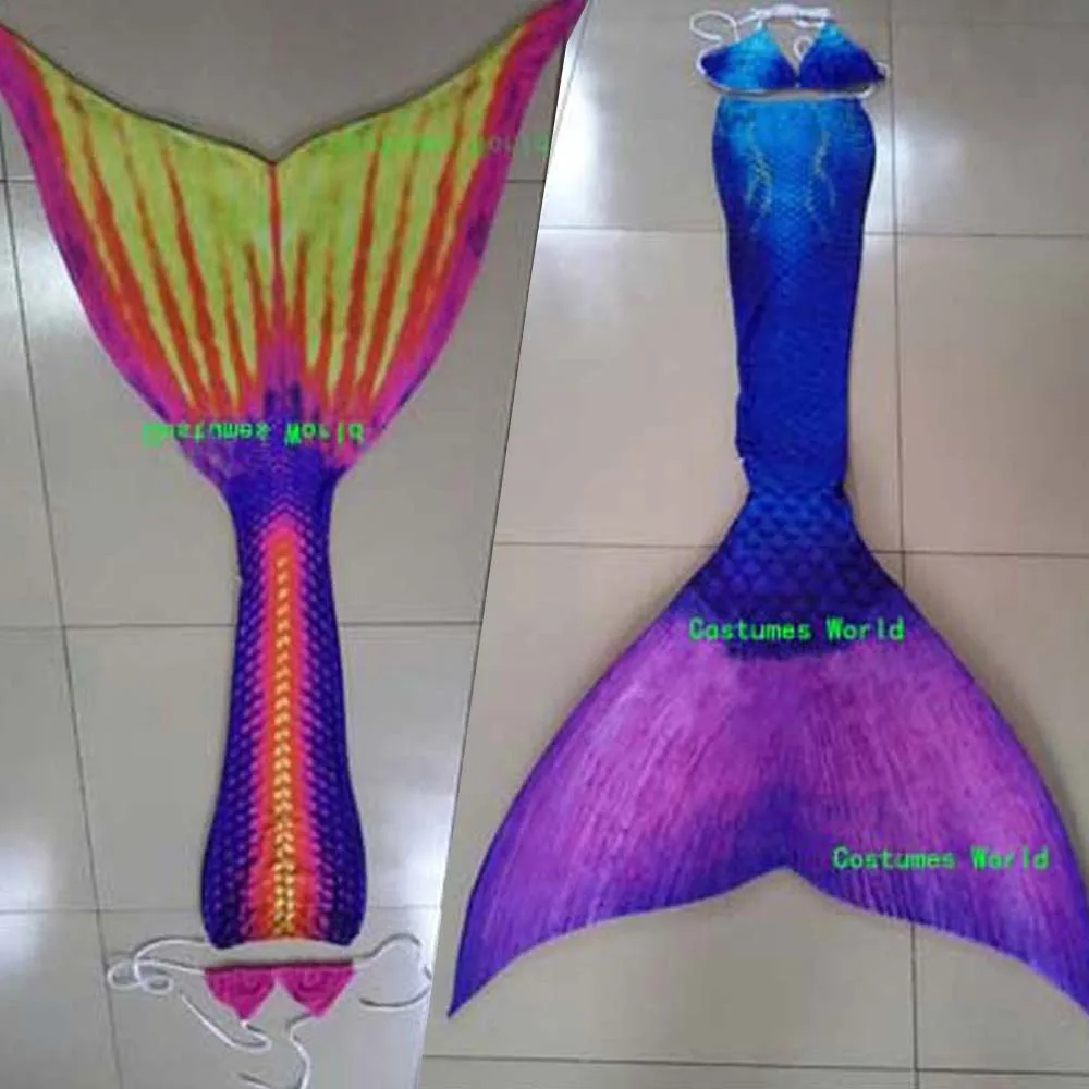 Горячая Гоночная машина хвосты маленькой русалки с моноластами купальный костюм