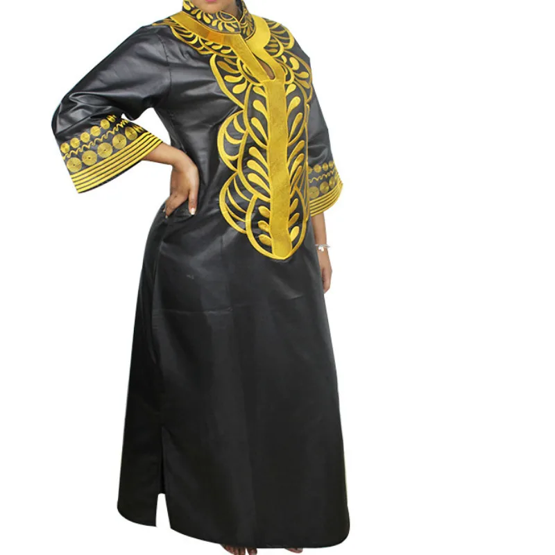 Платье с вышивкой в африканском стиле только одно платье|Африканская одежда| |