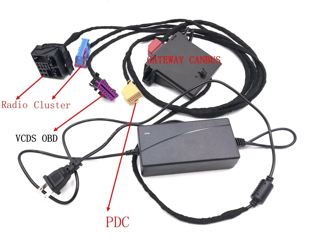 Модуль модуля OBD PDC для VW CAR PQ35 PQ46 Flatform RCD510 RCD330 RNS510 187A 187B|Кабели адаптеры и разъемы| |