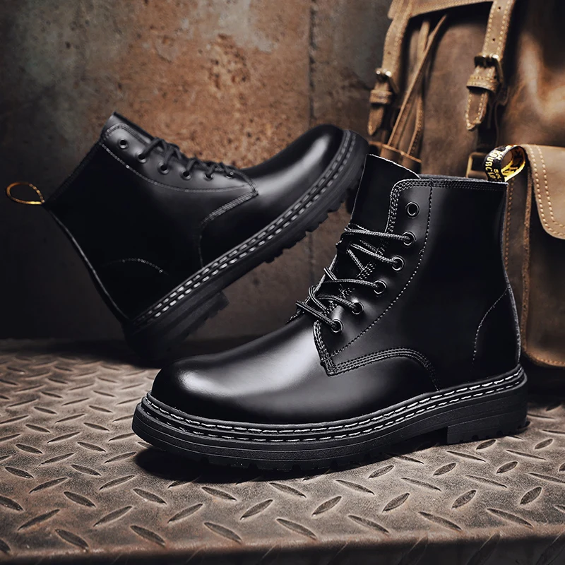 

Мужские классические мотоциклетные ботинки Dr. Martens, Уличная обувь из натуральной кожи, унисекс, 2021