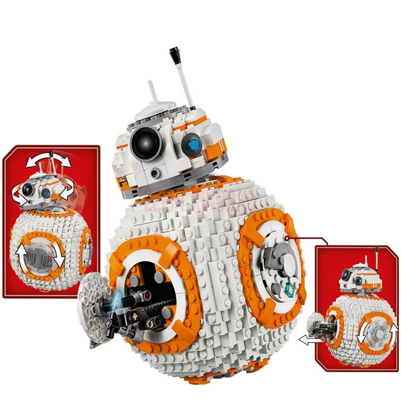 LP 05043 R2-D2 робот 05128 B Double 8 набор роботов строительные блоки кирпичи leleings игрушки