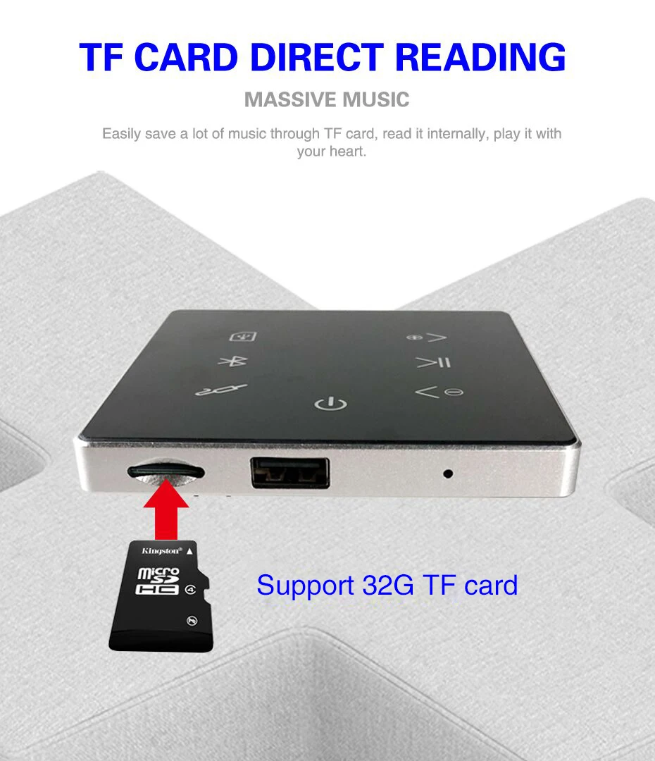 M86H bluetooth домашний усилитель настенный Усилитель Поддержка USB/sd-карты Панель Умный дом фоновая музыкальная система стерео усилитель