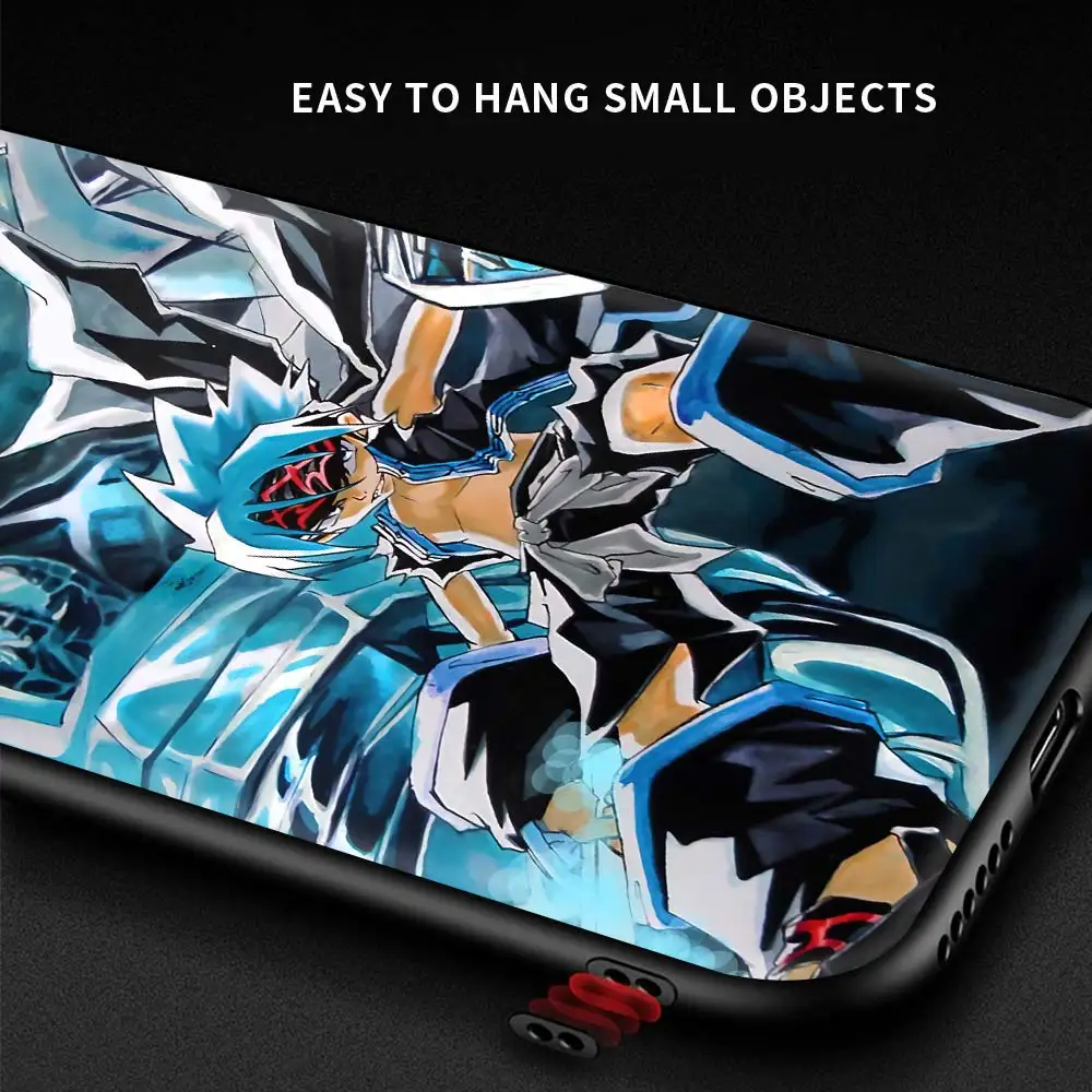 

For Xiaomi Redmi Note 9S 8 Pro 8T 9 7 7A 8A 9A 9C 6A Phone Case For Redmi Note 10 Pro Black Cover Shaman King Anime