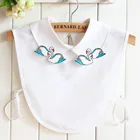 Linbaiway женская рубашка, поддельный чистый воротник, съемный воротник, воротник с лацканами, полурубашка, жилет, блузка, топ, женская одежда, аксессуары