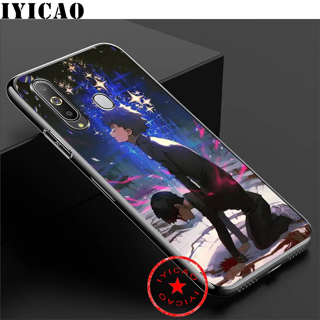 Мягкий чехол IYICAO аниме mob psycho 100 для samsung Galaxy J8 J6 J4 Plus Prime A2 Core 2018 TPU |