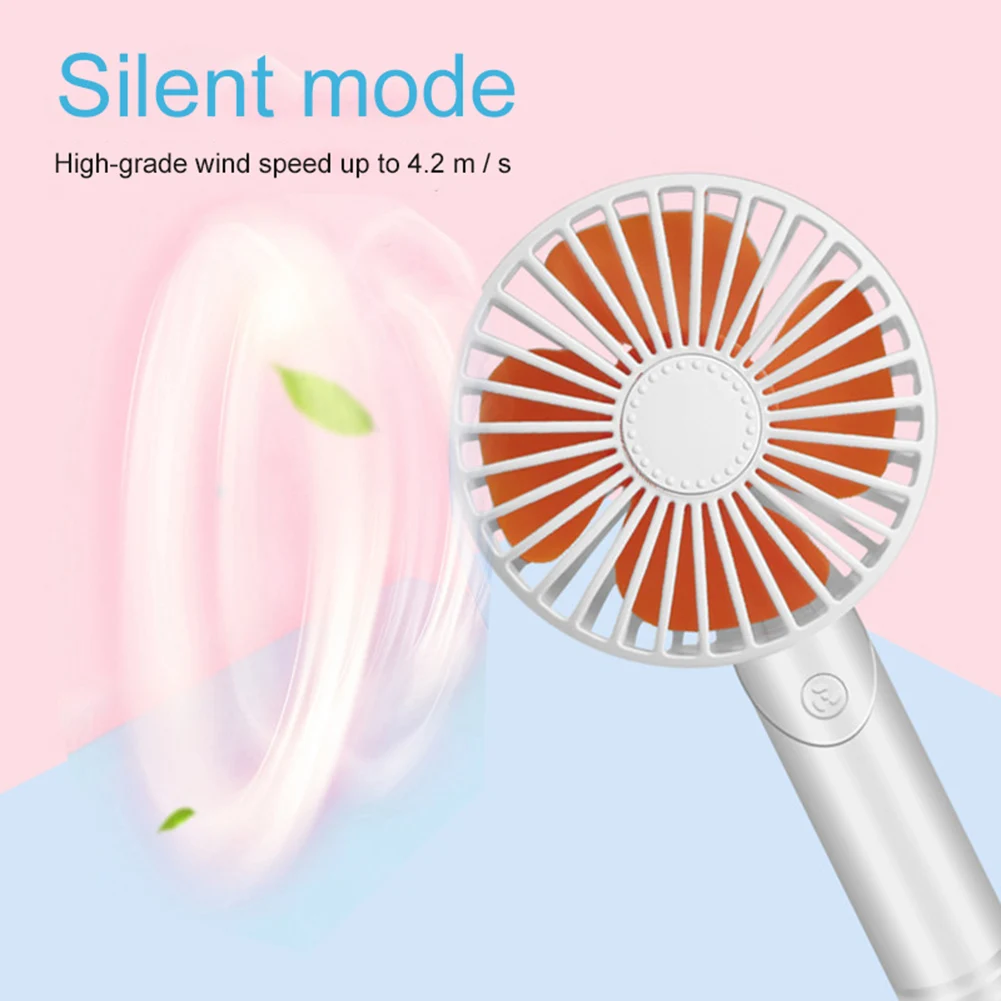 Мини-вентилятор 1200 мАч Перезаряжаемый USB-вентилятор портативный вентилятор