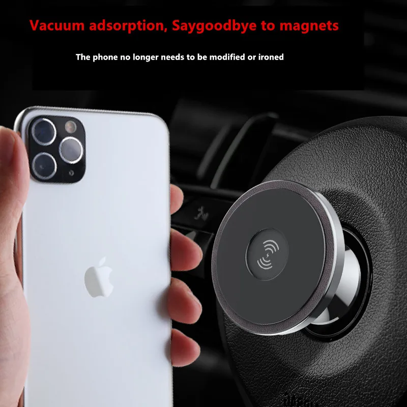 

Qi Car Wireless Fast Charger Phone Holder Wireless Charging In Car Induction Charger S10 Plus Cradle For iPhone 12 Samsung S20
