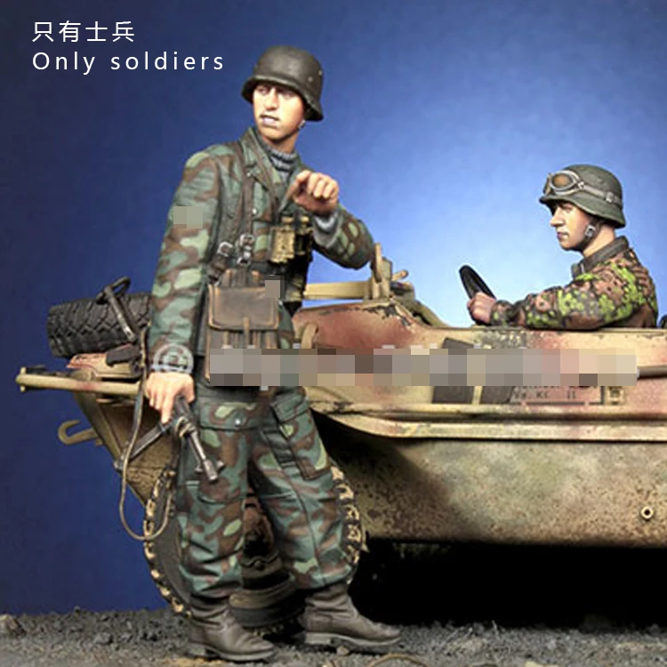 

1/35 Смола Модель фигурка GK солдат "HJ" набор офицера водителя военная тема Второй мировой войны в разобранном и неокрашенном наборе