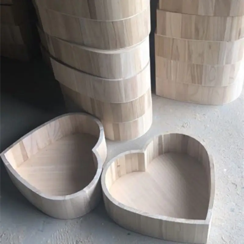 

Baby Photography Props Wooden Heart Shape Box Newborn Infants Photo Posing Prop N0HD
