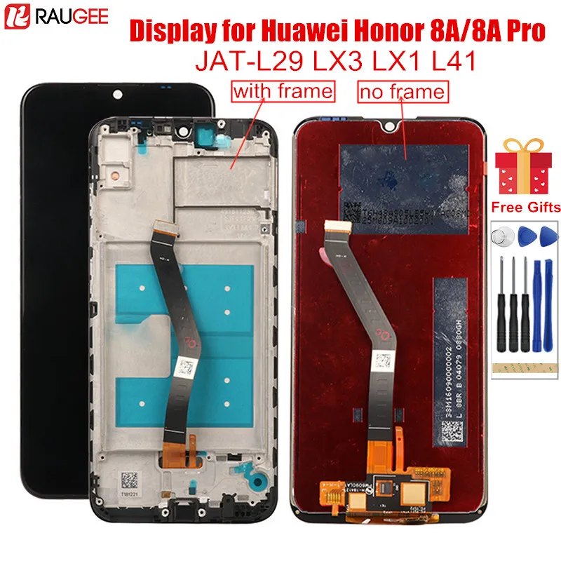 

ЖК-экран для Huawei Honor 8A, ЖК-дисплей + сенсорный экран, сменный экран с рамкой для Huawei Honor 8A Prime, ЖК-дисплей 6,09 дюйма