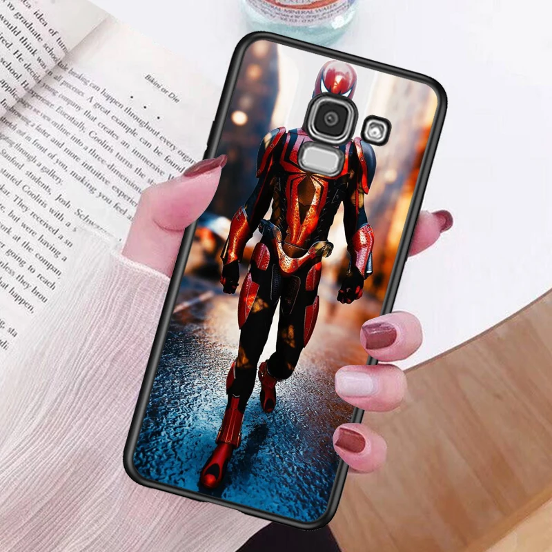 

Marvel Iron Spider Man for Samsung Galaxy j8 j7 j6 j5 j4 j3 j2 Duo Prime Core Plus 2018 2017 Black Phone Case