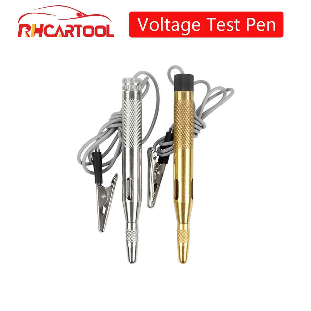 Золотистая серебристая ручка для проверки напряжения постоянный ток 6 24 В