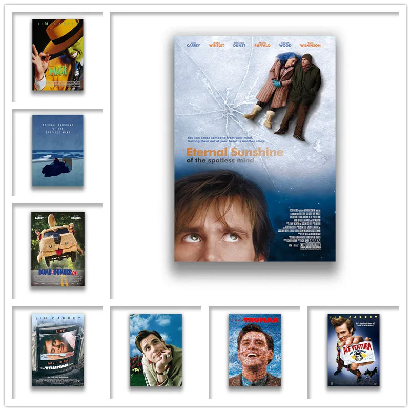 Постер Carrey из серии фильмов прозрачная картина настенные наклейки украшение для