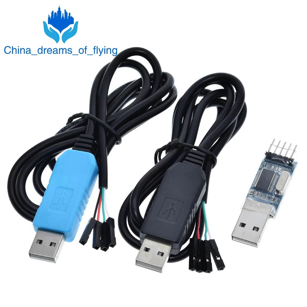 Модуль адаптера преобразователя PL2303 PL2303HX/PL2303TA USB в RS232 TTL с пыленепроницаемой