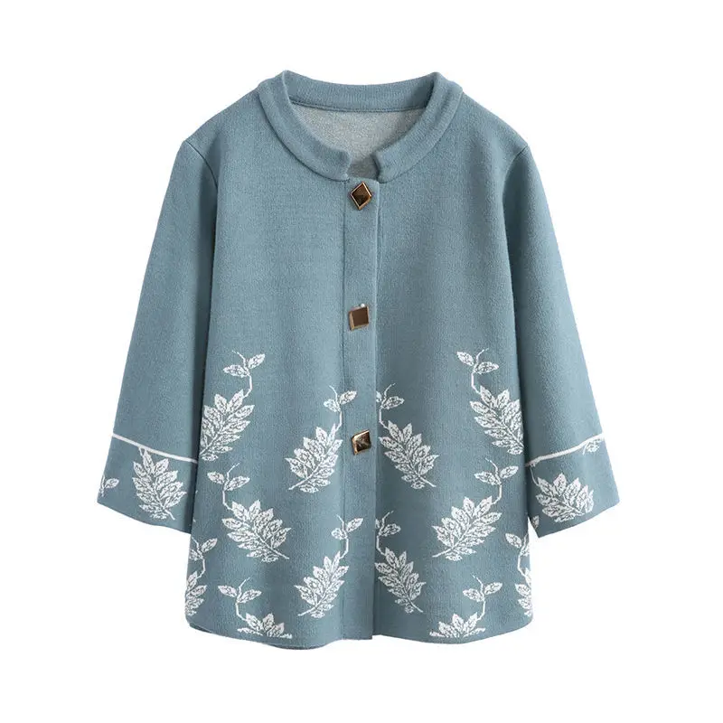 

Casual Printing Sweater 2020 Autumn Winter New Women's Loose Short Sweaters Cardigan Women Clothes High Quality Warmth Sweaters