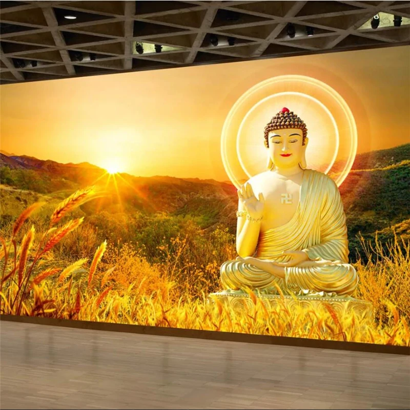 Большие настенные росписи wellyu украшение для дома HD с изображением Будды |