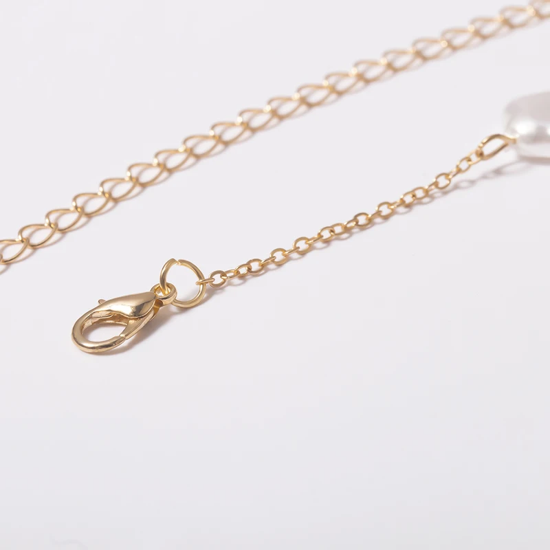 SRCOI простая форма пентаграммы жемчужное короткое ожерелье цепочка