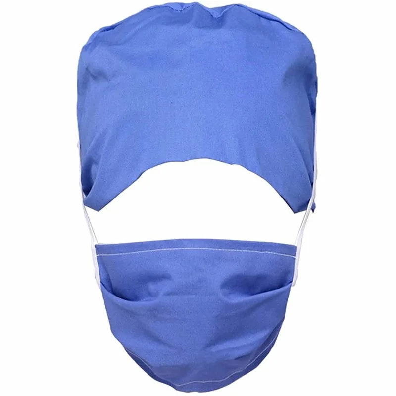 Унисекс скрабы крышки Лица Наборы Хлопок Sweatband кормящих рабочих шапки салон