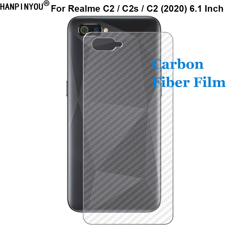 Для Realme C2/C2s/C2 2020 6 1 &quot3D защита от отпечатков пальцев задняя пленка из углеродного