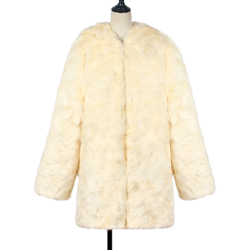 Модные милые зимние теплые женские кардиганы с капюшоном пальто из