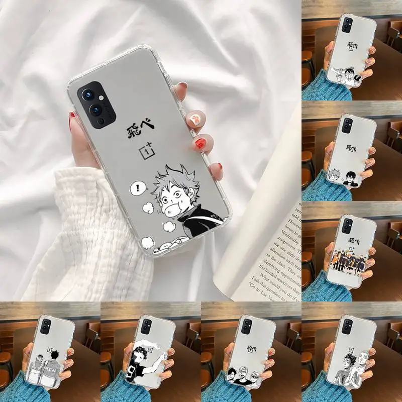 

haikyuu Phone Case Transparent For OnePlus 9 8 7 7t 8t Oppo find X3 X2 reno5 Vivo X60 X50 Pro MeiZu 17 16XS