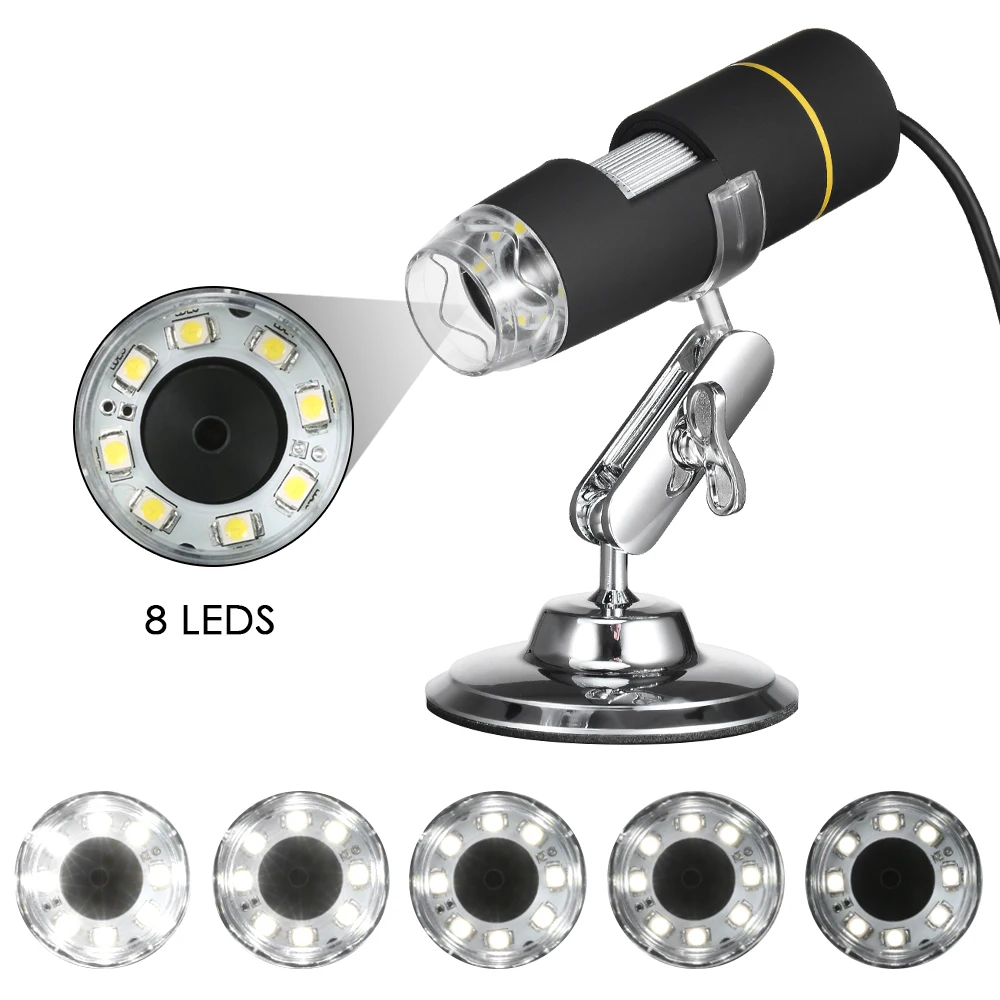 5 шт. портативный USB-микроскоп 1000X | Инструменты