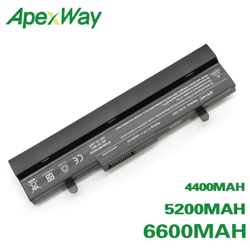 Аккумулятор ApexWay для Asus Eee PC 1001p x 1001 1005 1005PEG 1005PR 1005PX аккумулятор px 10|battery for asus|4400mah