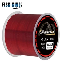 fish king 120m nylon fishing line 5colors 4 13lb 34 32lb carp line extra strong monofilament sea fishing line japan