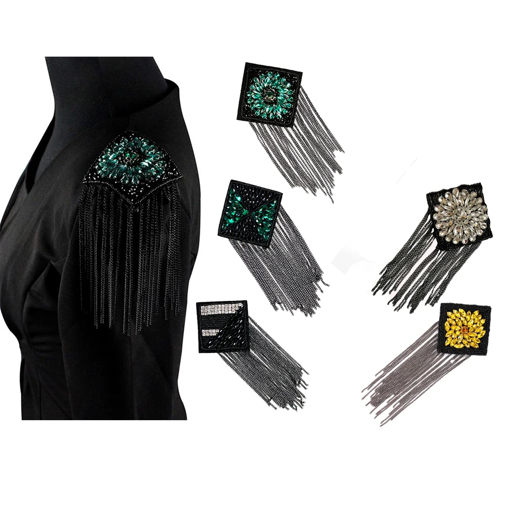 Комплект из 2 предметов сделай сам Квадратная Форма Стразы бусинки значки цепи