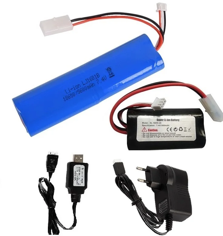 Литий-ионный аккумулятор henglong 3818, 3819, 3838, 3839, 3869, 3878, 3879, 3888, 3898, 3899, 3909, 3918 в, 3938 мА · ч, USB