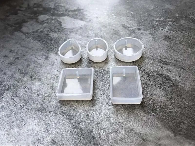 

Popular5PCS/LOT DIY Silicone Jewelry Tools For Making Pendant Resin Casting Mould Handcraft Tool